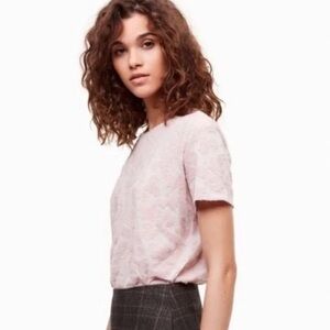 ARITZIA Anvers Split Back Floral Tee